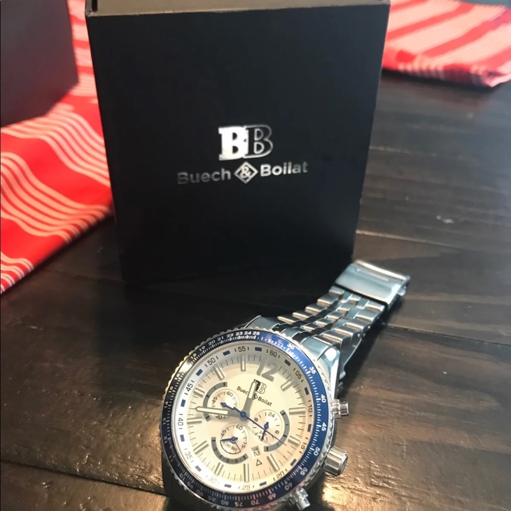 Beuch & Boilet Blue face Watch EUC
